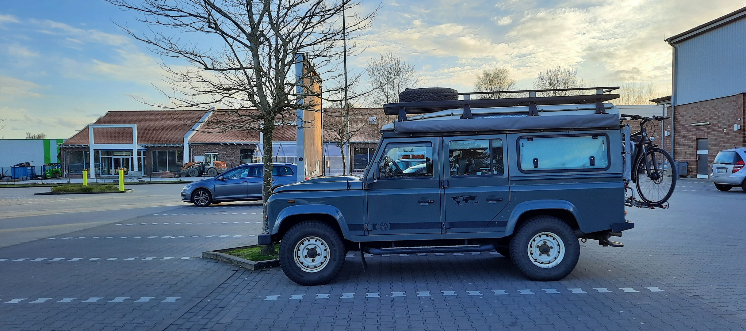 auf dem Zentrum Parkplatz 