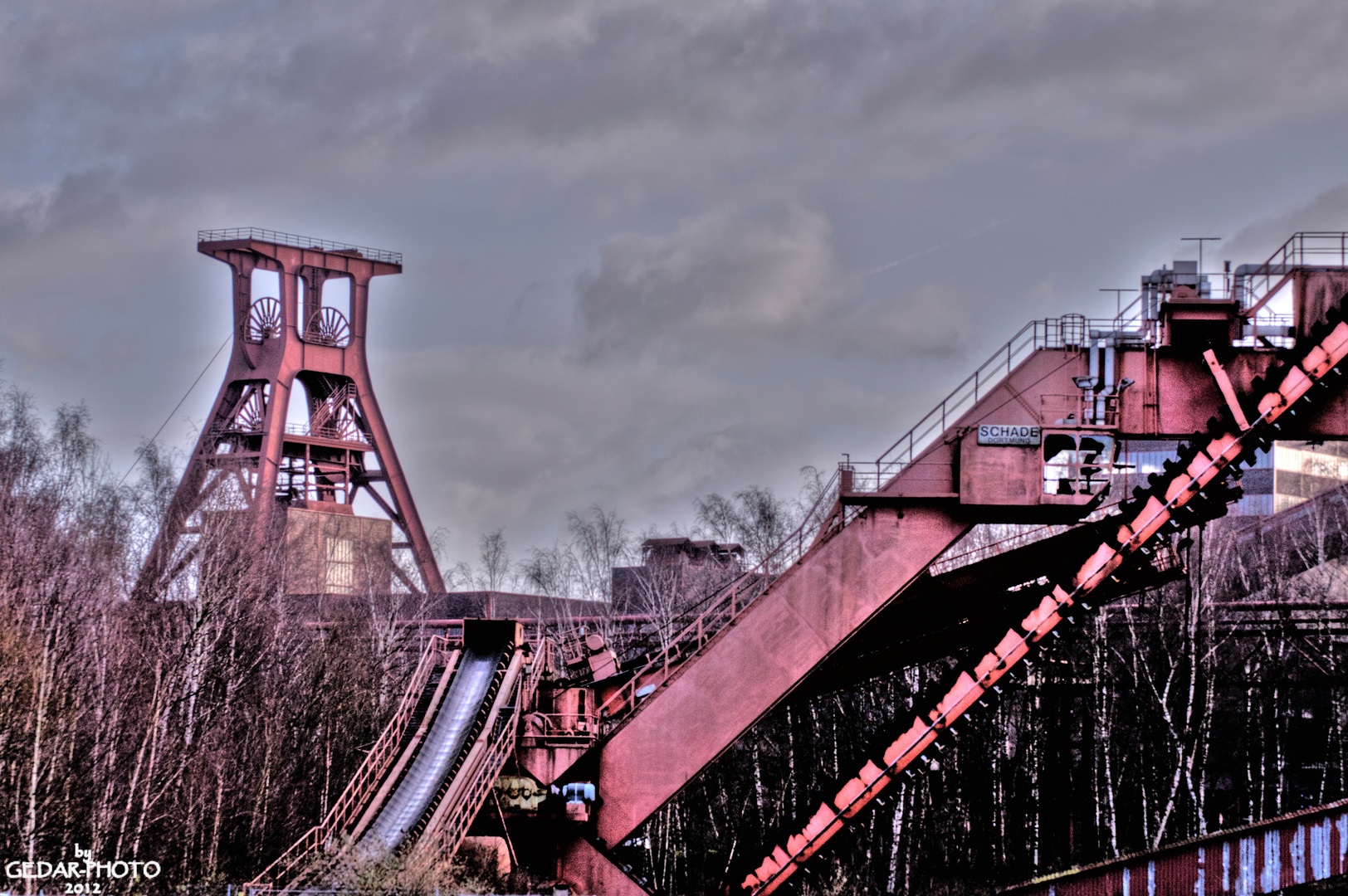 auf dem Zollverein-Gelände