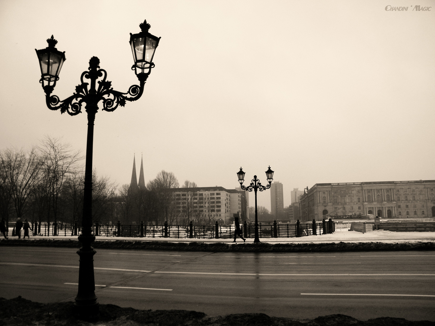 auf den alten Straßen Berlins