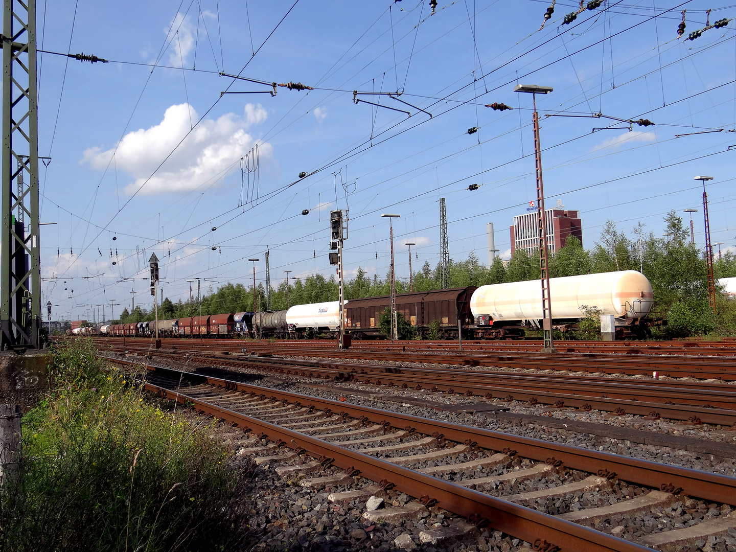 Auf den Bahngleisen