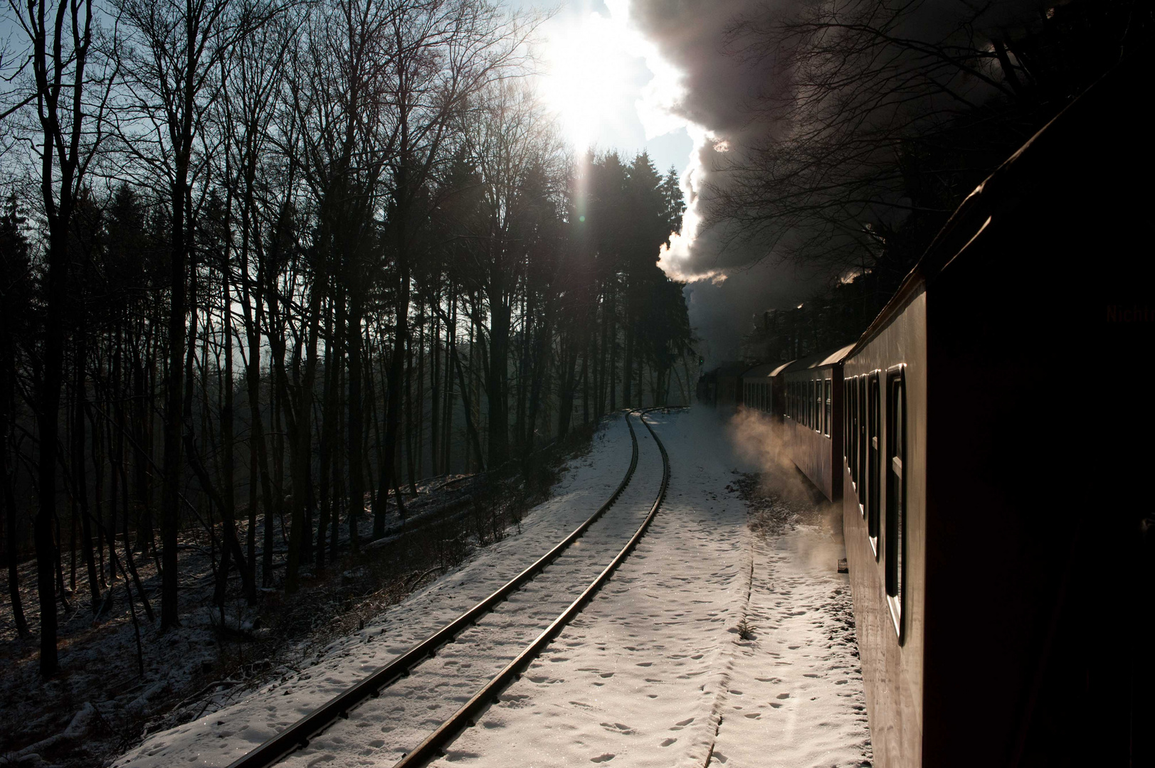 auf den Brocken mit der Brockenbahn