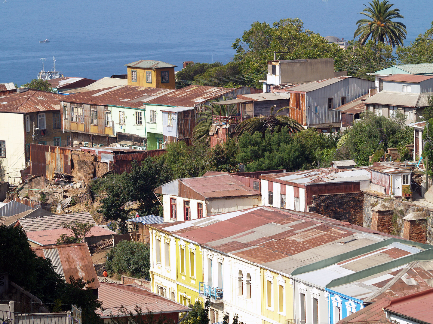 auf den Cerros Valparaisos