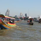 Auf den Chao Praya Fluss in Bangkok