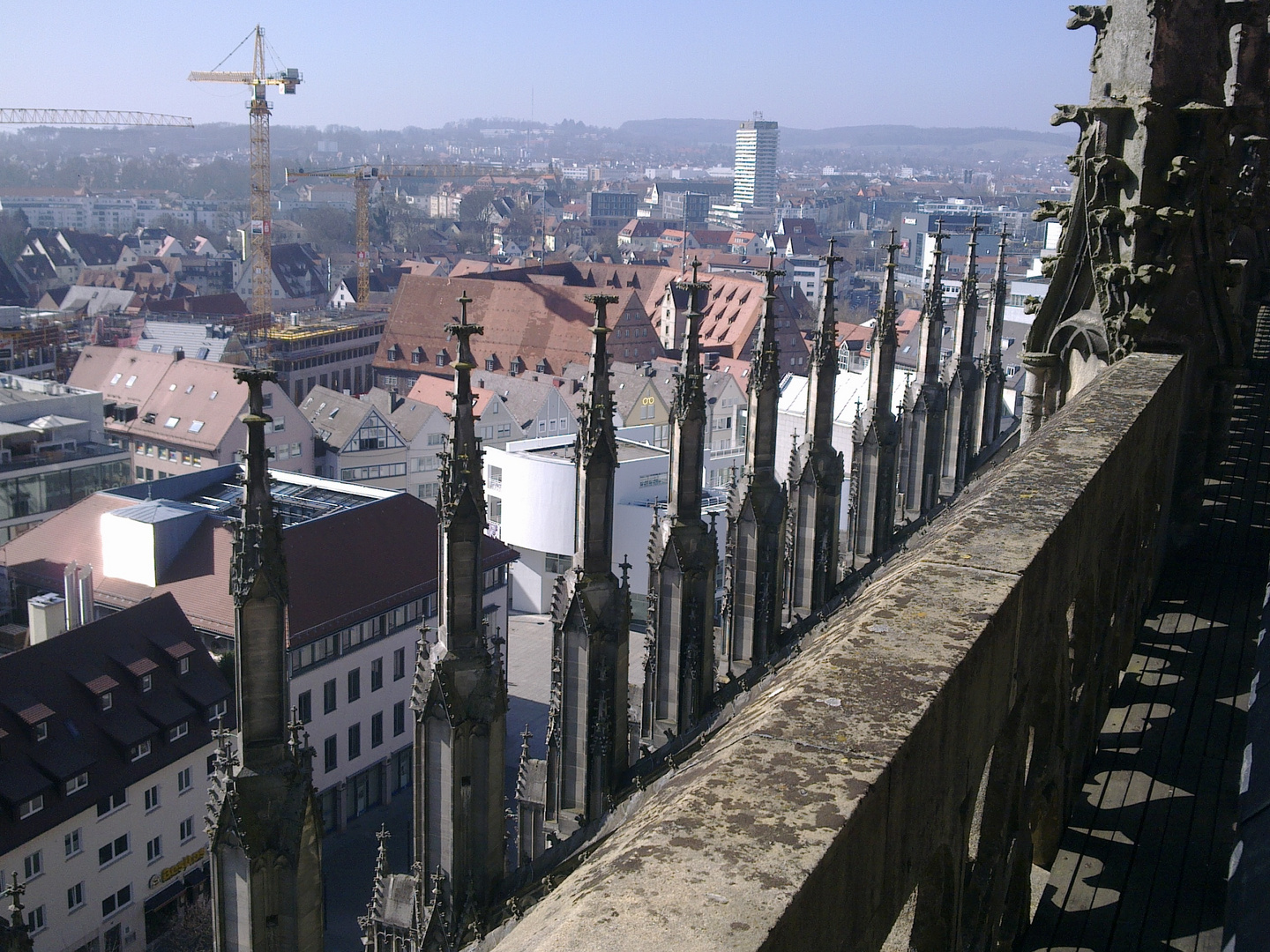 Auf den Dächern des Ulmer Münsters