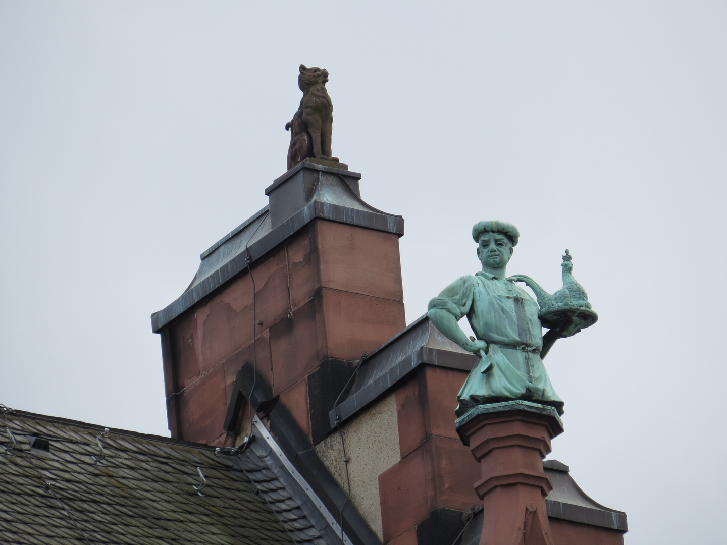 Auf den Dächern von Frankfurt