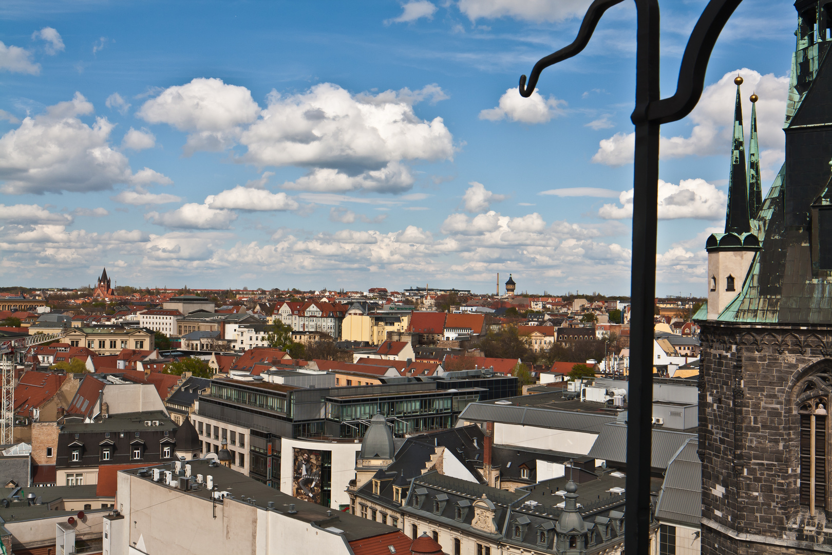 Auf den Hausmannstürmen von Halle