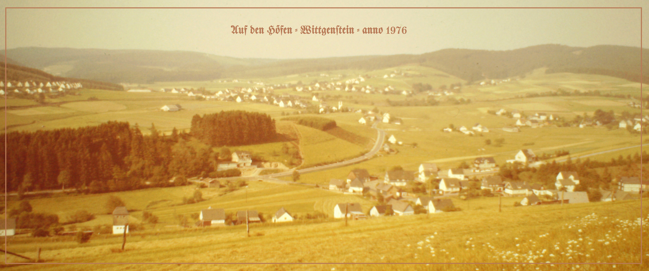 Auf den Höfen - Wittgenstein - anno 1976