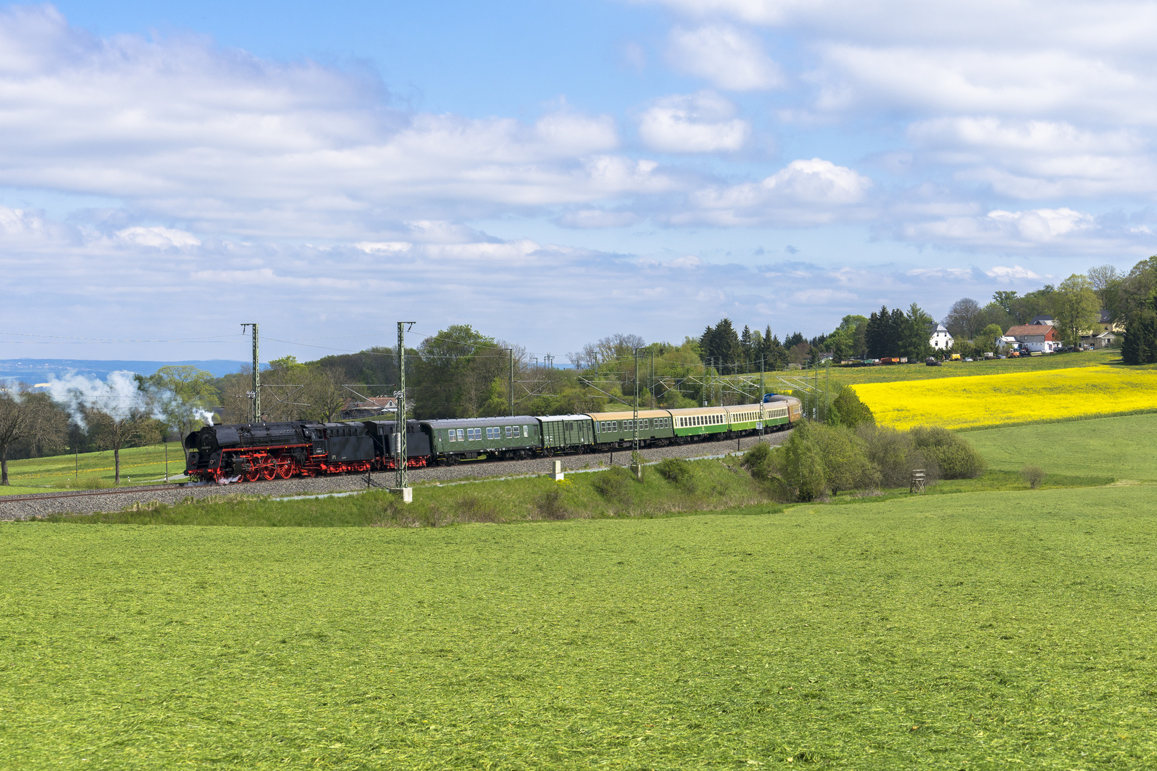 Auf den Höhen des Vogtlandes unterwegs.