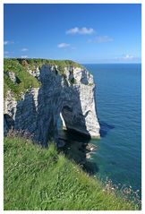 auf den Klippen von/ bei Etretat