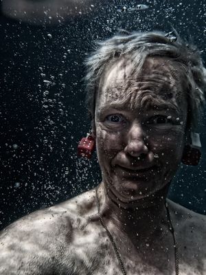 auf den letzten Drücker, Wassertemperatur ist Glücksache, mein heutiger Beitrag zur Sektion Wasser