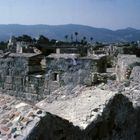 Auf den Mauern der Burg Naratzia in Kos