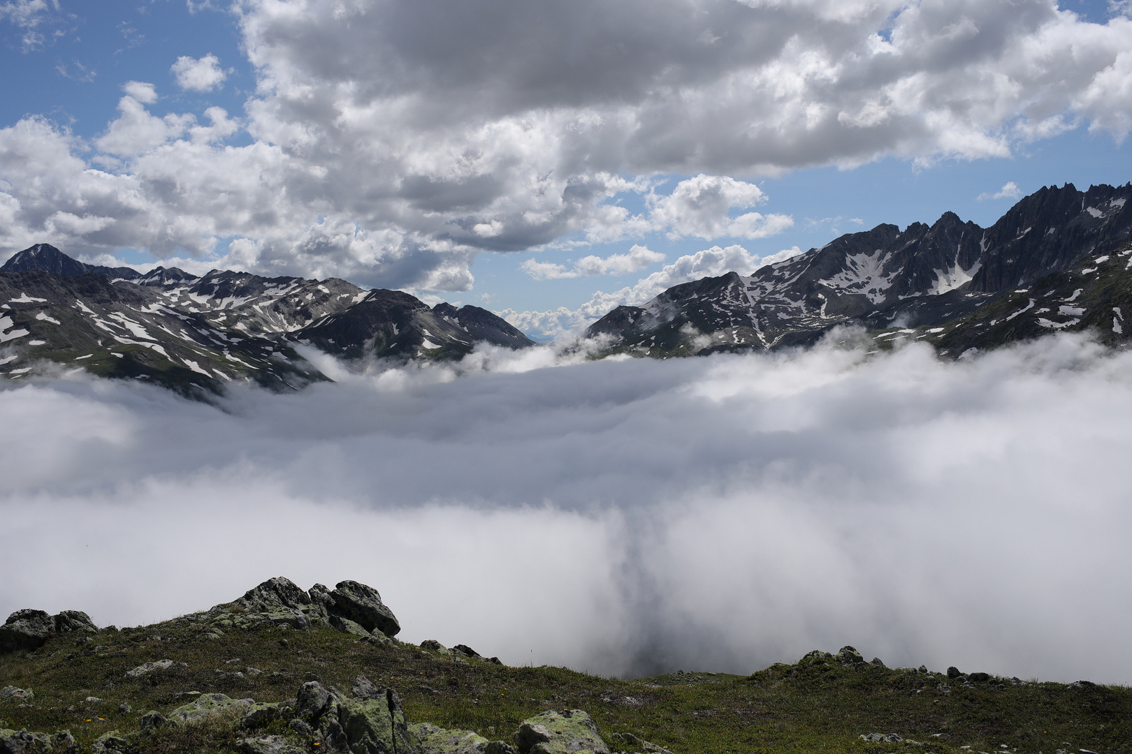 Auf den Stöcken - zwischen den Wolken