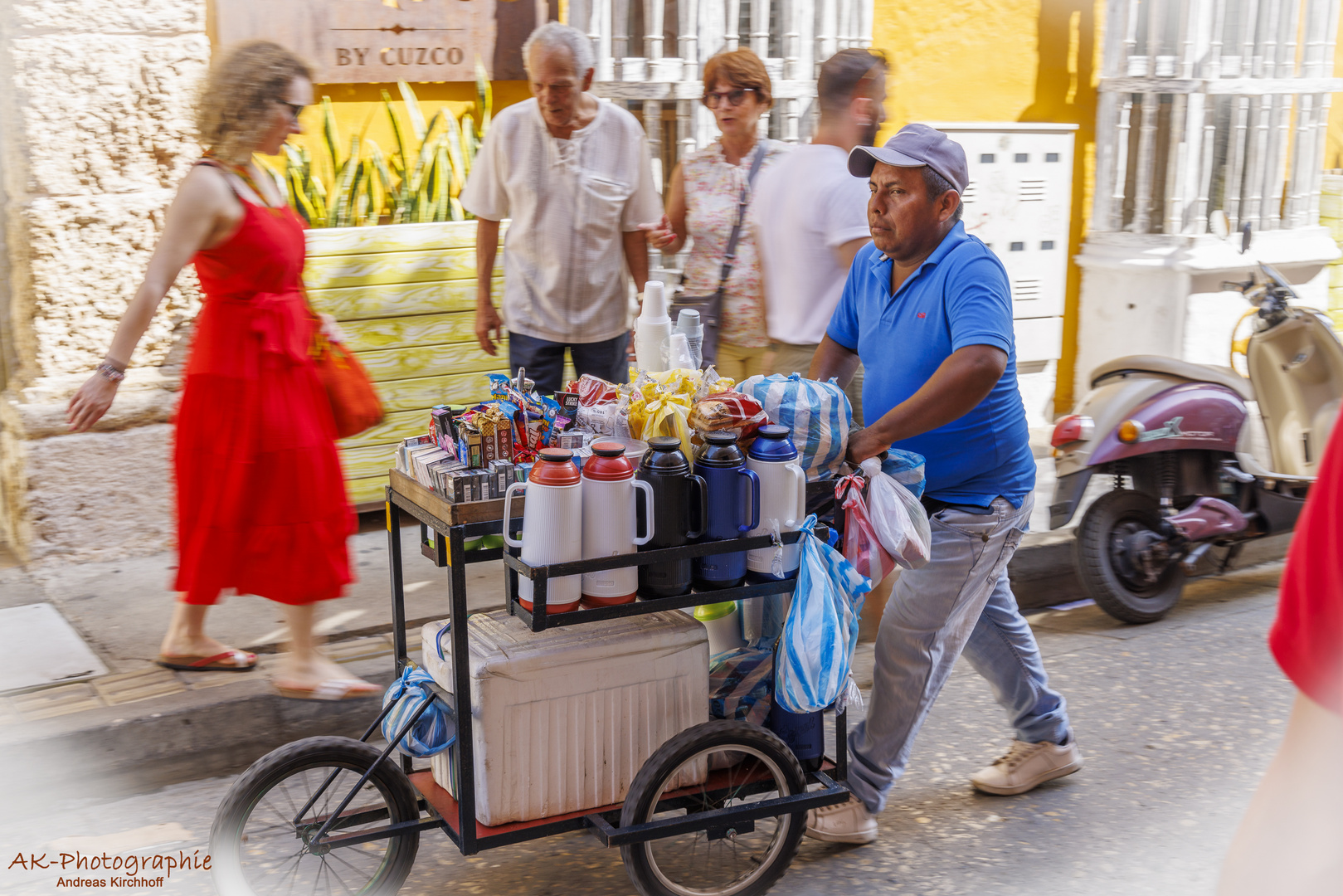 Auf den Straßen von Cartagena / Kolumbien