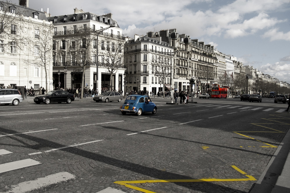 Auf den Straßen von Paris