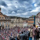 Auf den Stufen von St. Michael in Schwäbisch Hall