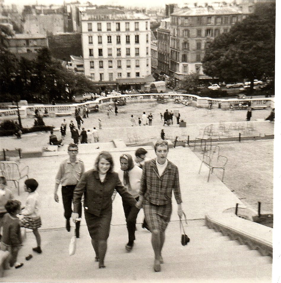 auf den Treppen