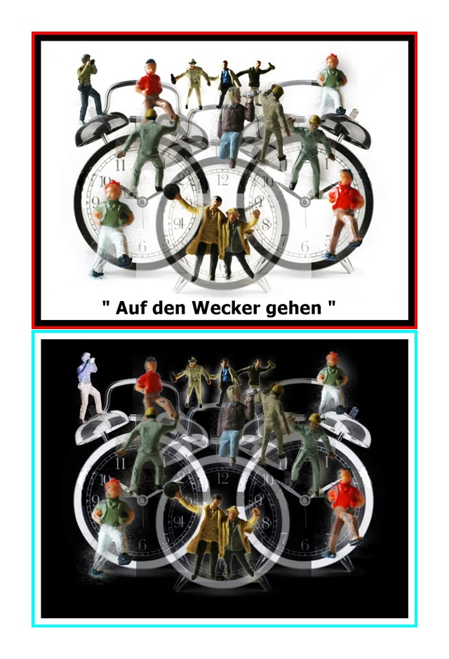 " Auf den Wecker gehen "