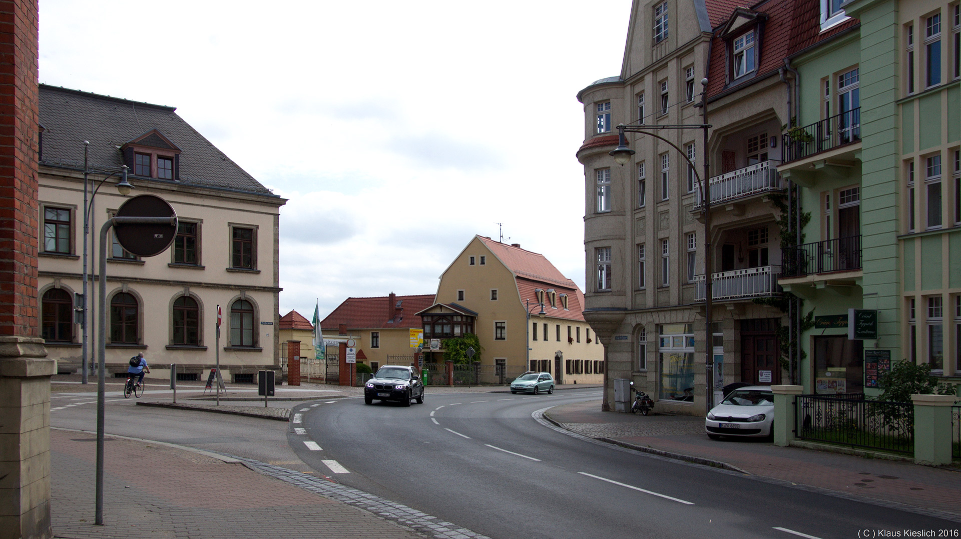 Auf den Weg in die Innenstadt von Torgau