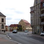 Auf den Weg in die Innenstadt von Torgau