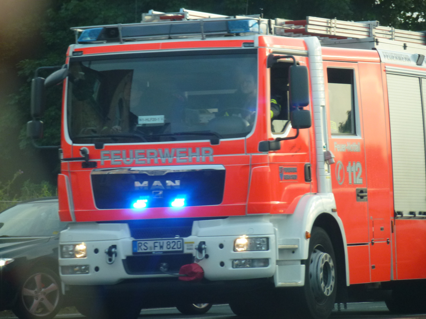 Auf denn Weg zum Einsatz nach Lennep