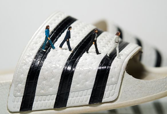 Auf der Abbey Road sind sie...