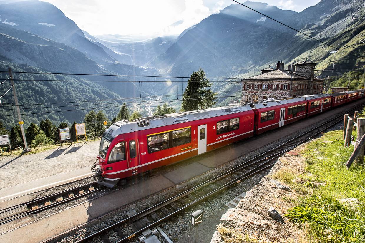 Auf der Alp Grüm