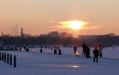 auf der Alster gab´s heute mal wieder richtig dicke Bälle zu bestaunen...