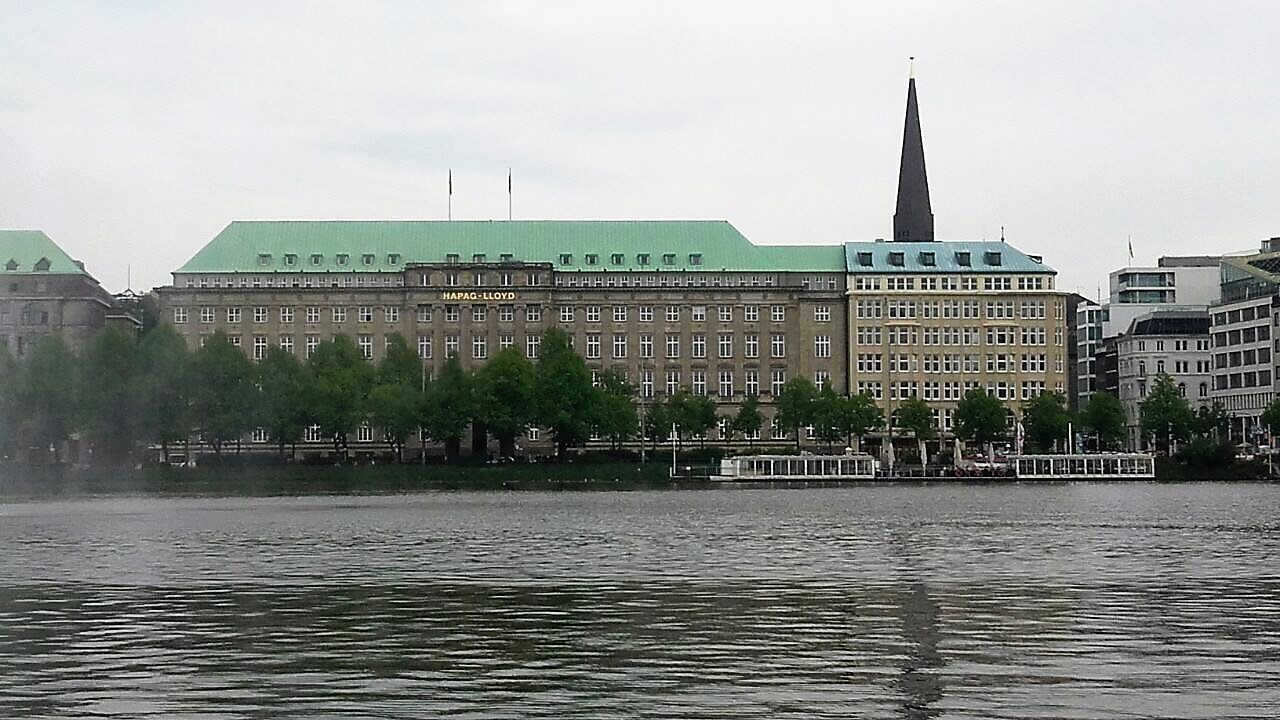 auf der Alster unterwegs