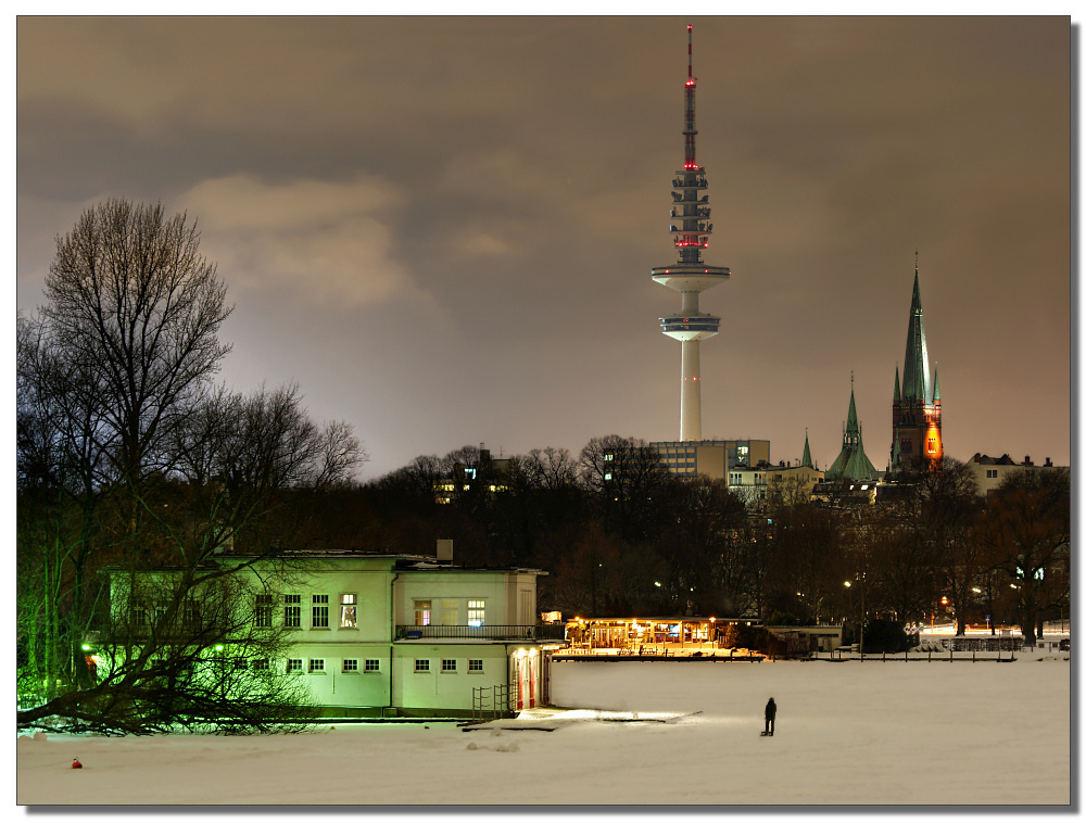 Auf der Alster unterwegs