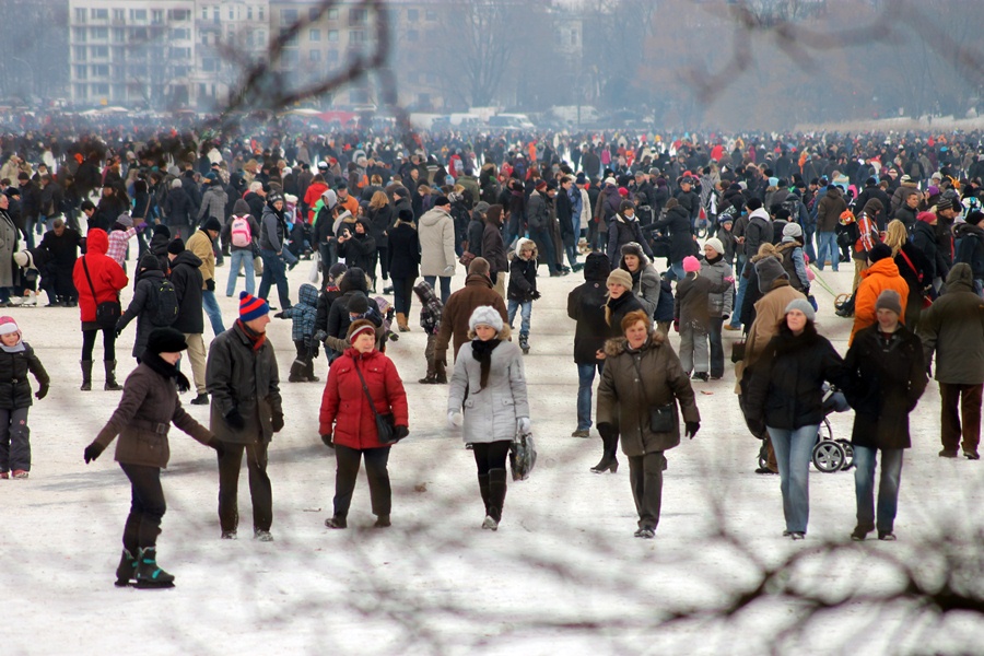 Auf der Alster war es voll