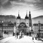 Auf der "Alten Brücke" Heidelberg