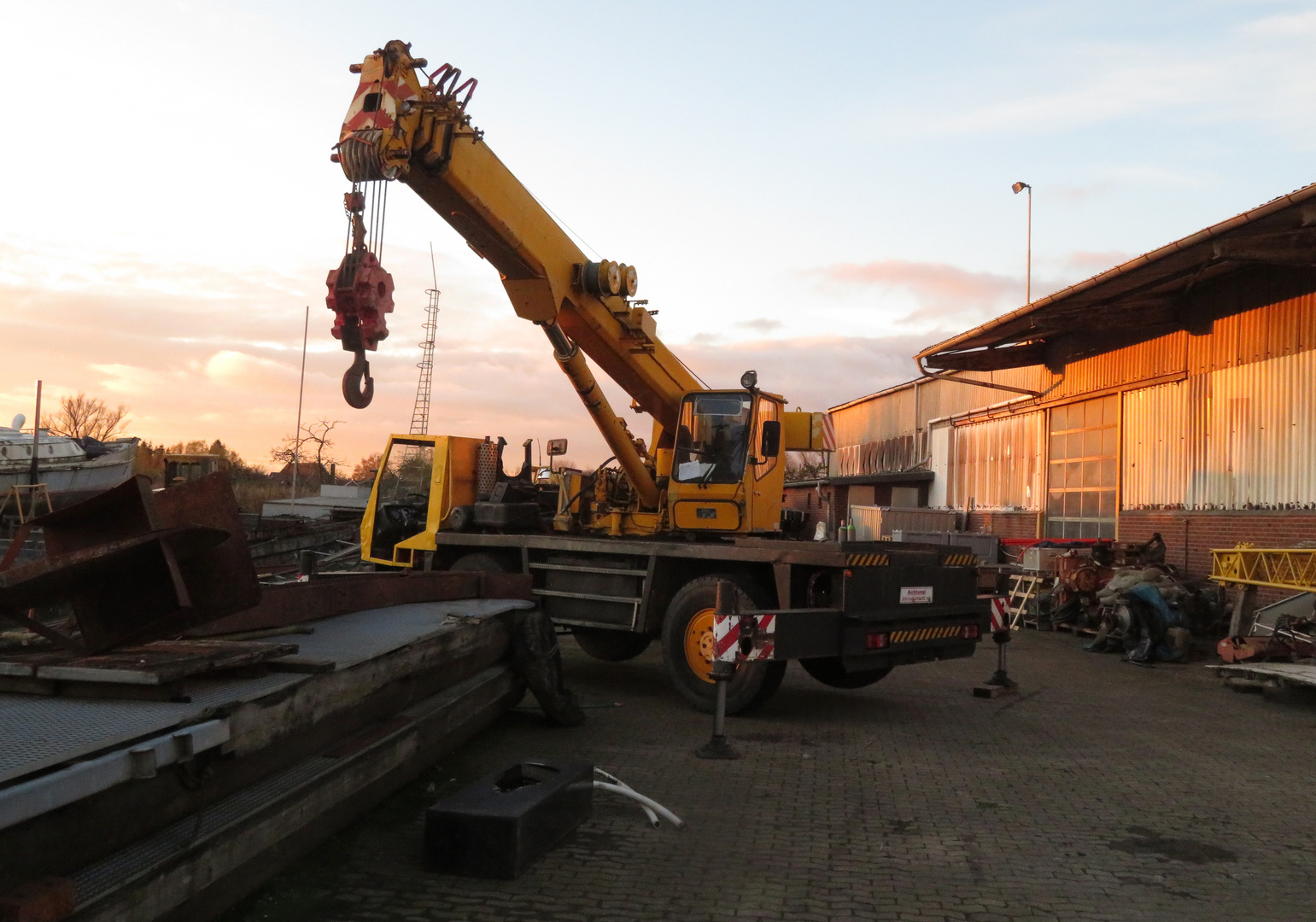 auf der alten Werft Wischhafen 