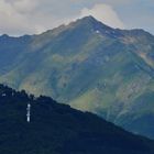 auf der anderen Seite die Berge