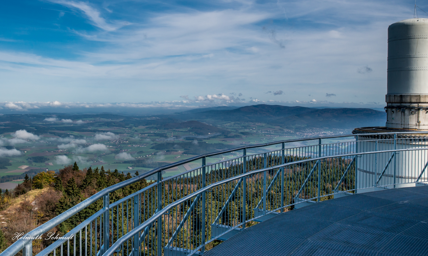 Auf der Aussichtskanzel vom Natoturm