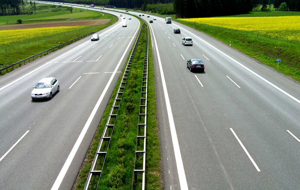 Auf der Autobahn