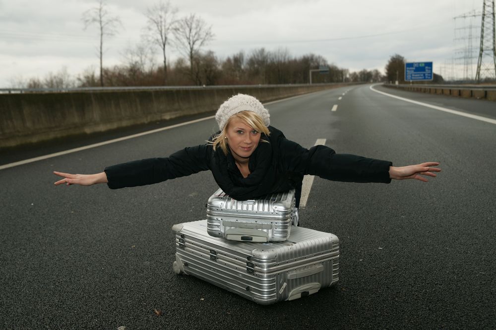 Auf der Autobahn....