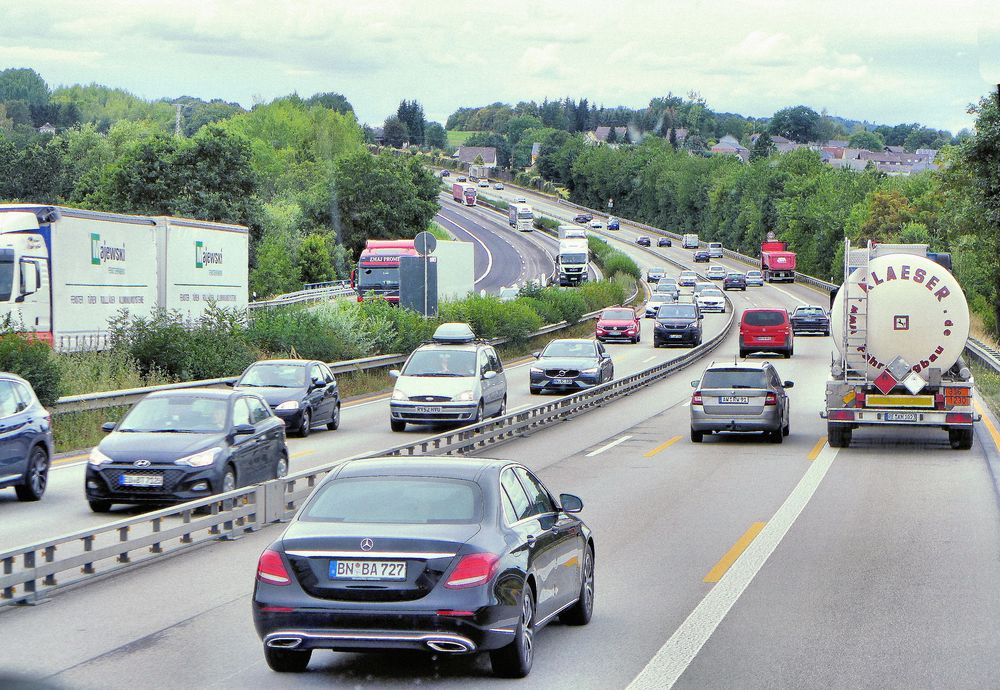 Auf der Autobahn