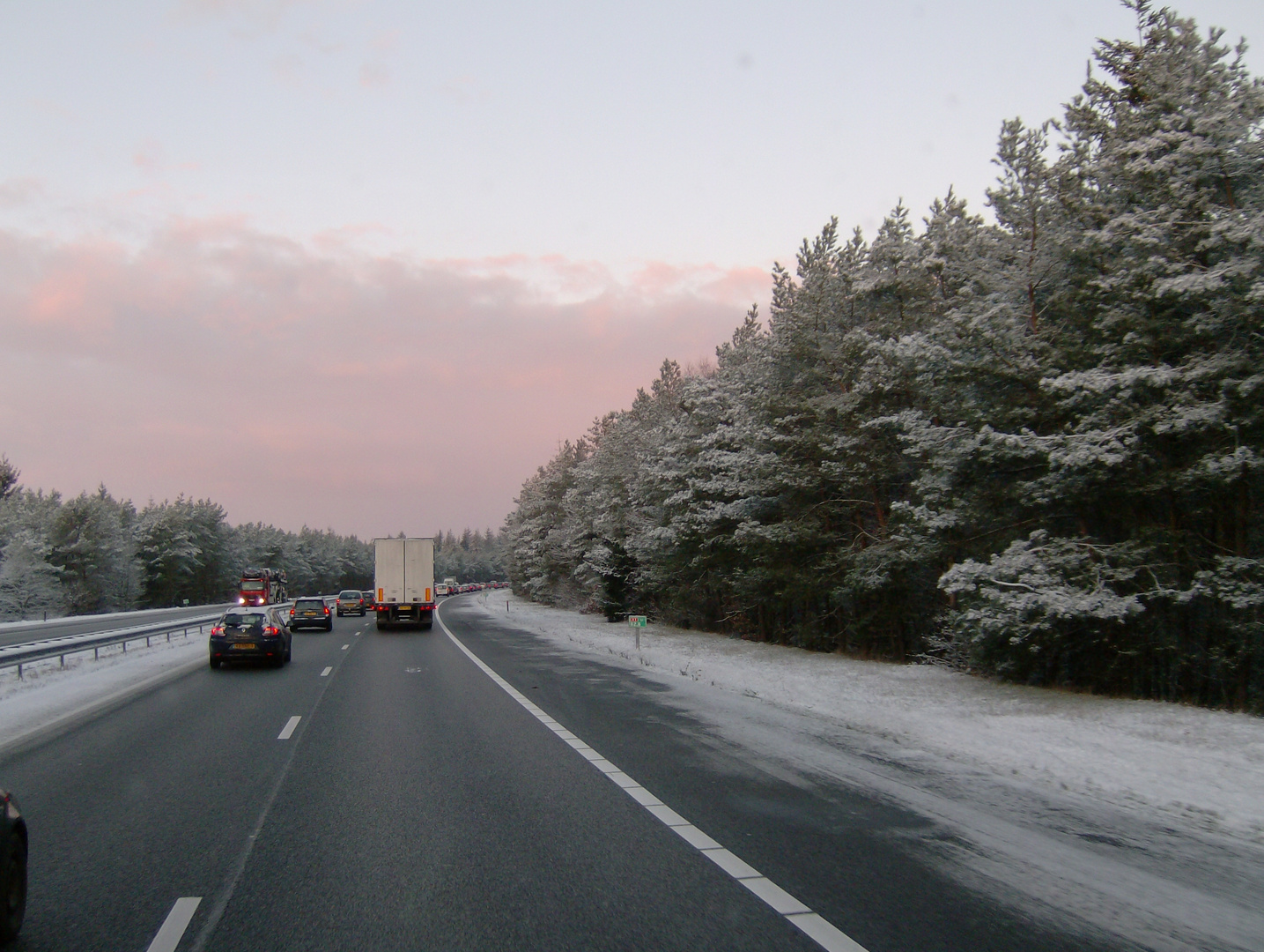 Auf der Autobahn