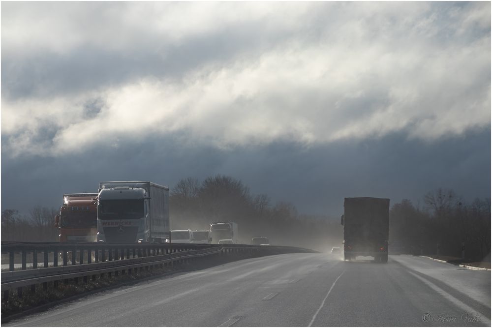 Auf der Autobahn