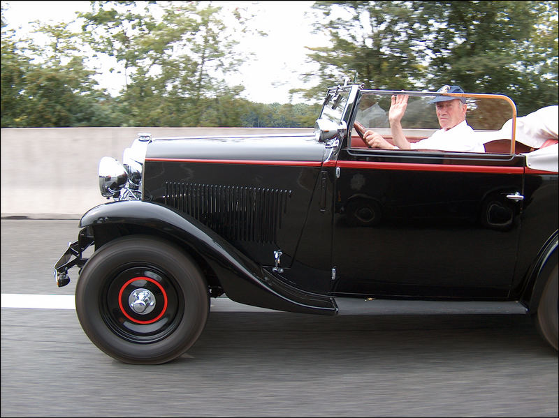 Auf der Autobahn