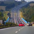 Auf der Autobahn ...