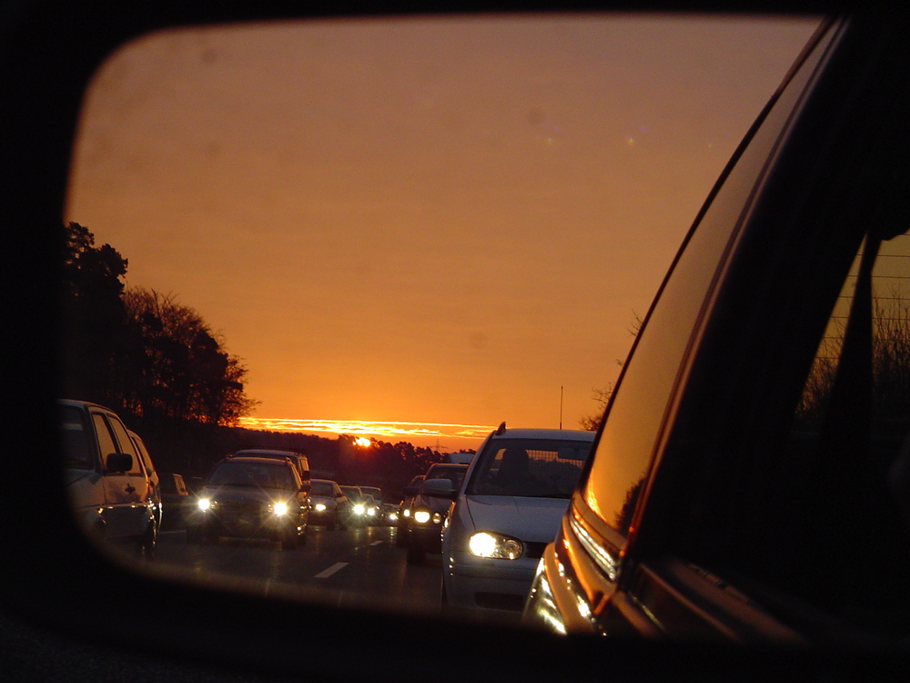 Auf der Autobahn