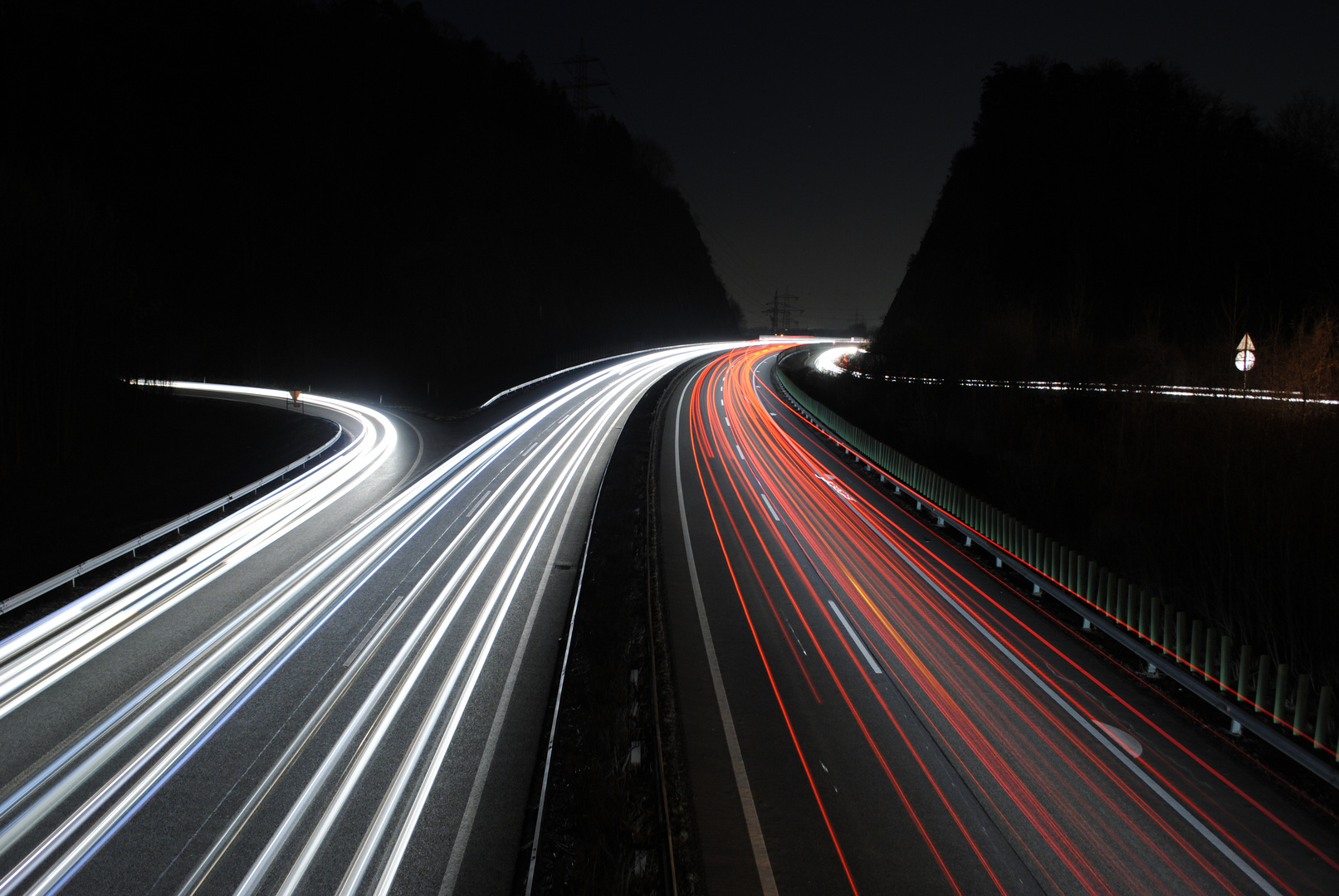 Auf der Autobahn...