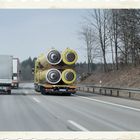 Auf der Autobahn gesichtet.