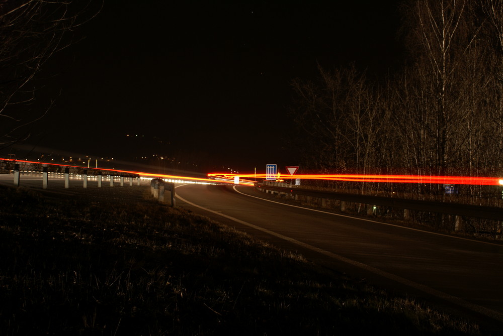 Auf der Autobahnauffahrt (illegalerweise ;) )