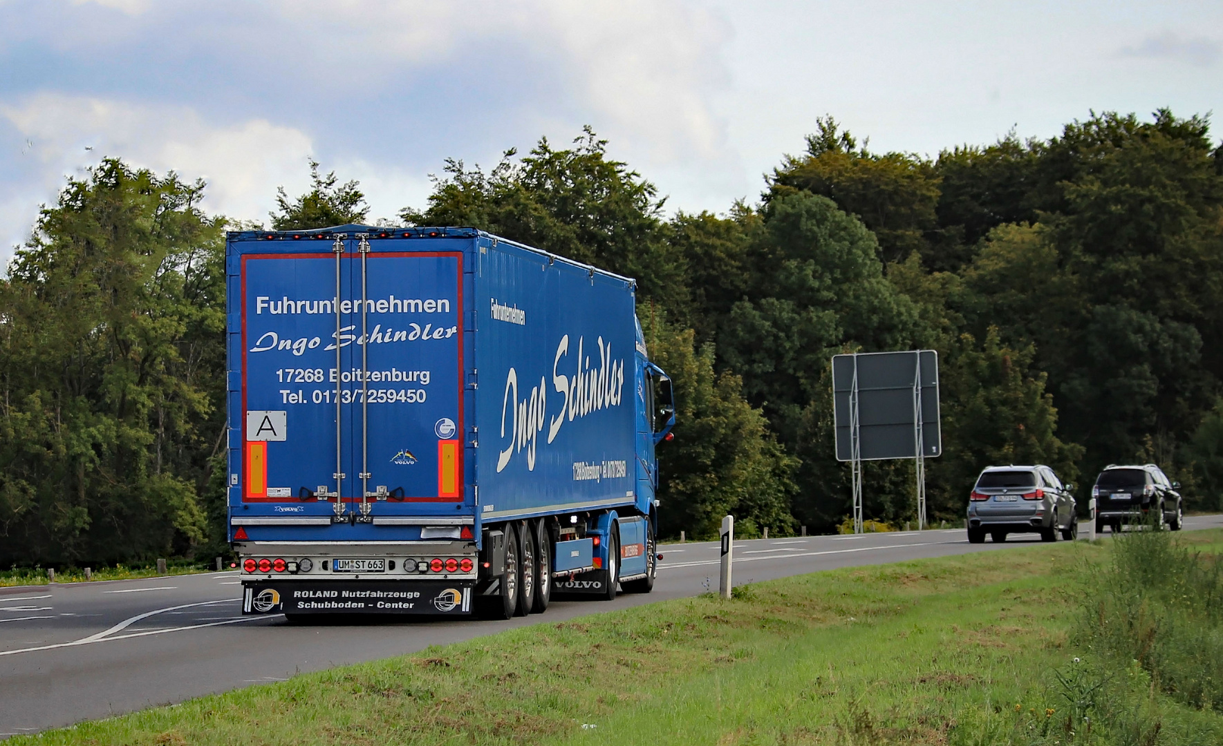 Auf der B189 unterwegs am Montag