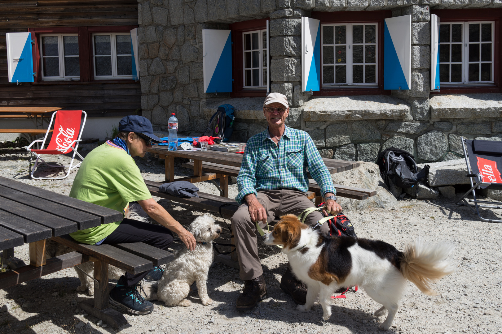 Auf der Bächlitalhütte 