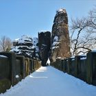 Auf der Basteibrücke…,