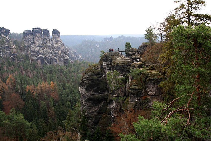 Auf der Bastei/Sächsische Schweitz