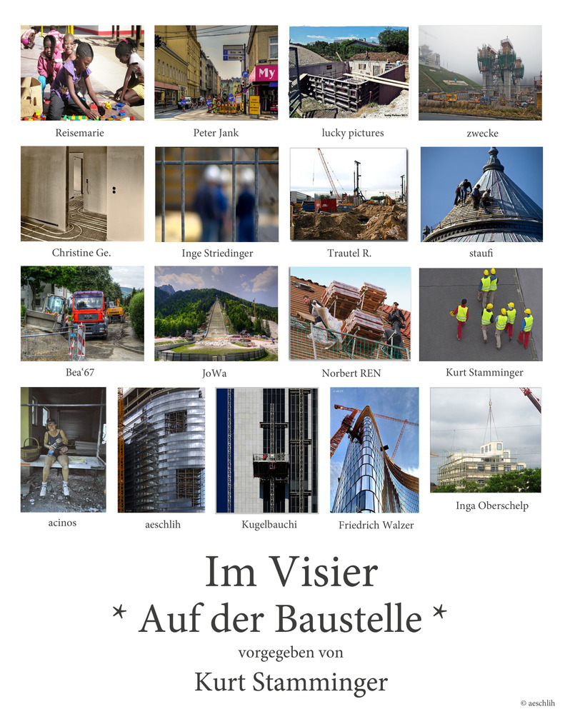 *Auf der Baustelle* Collage von aeschlih